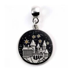 Abalorio Harry Potter Castillo Hogwarts Baño De Plata