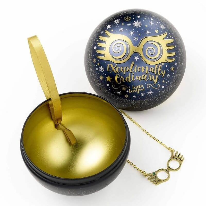 Adorno Bola De Navidad Harry Potter Con Colgante Luna Lovegood 4 Adorno Bola De Navidad Harry Potter Con Colgante Luna Lovegood - Imagen 2
