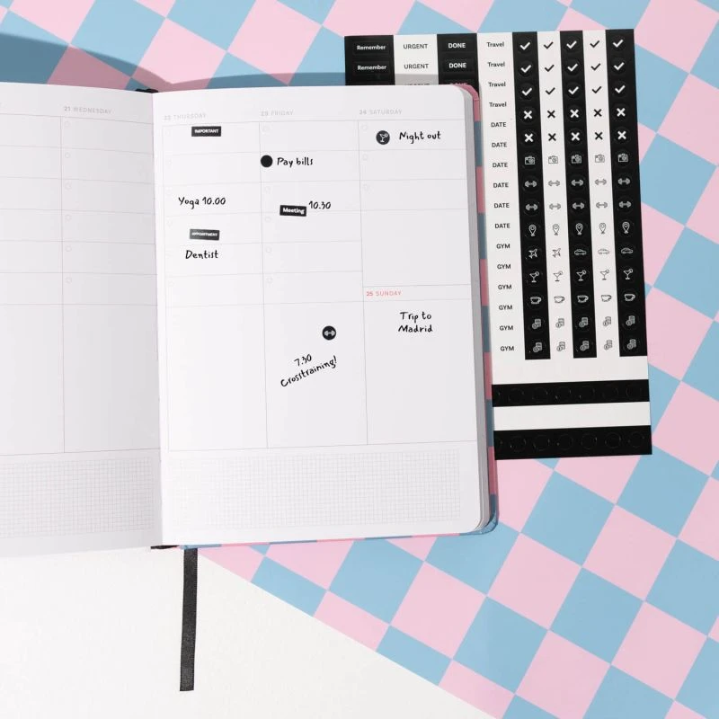 Agenda Anual 2025 Color Fun Plan The Future Semana Vista A5 7 Agenda Anual 2025 Color Fun Plan The Future Semana Vista A5 - Imagen 5