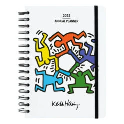 Agenda Anual 2025 Keith Haring Semana Vista A5