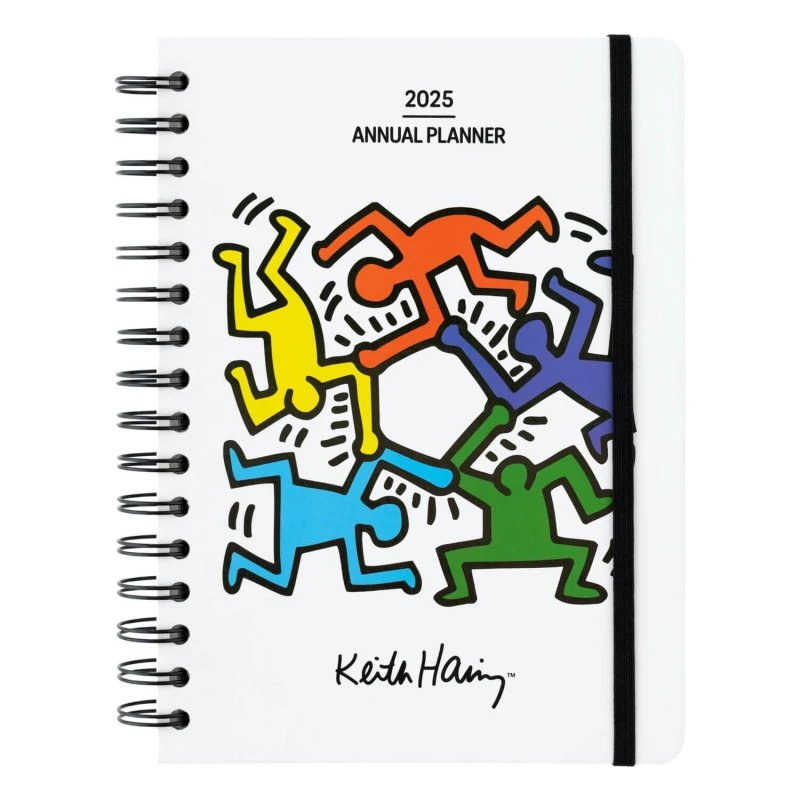 Agenda Anual 2025 Keith Haring Semana Vista A5 3 Agenda Anual 2025 Keith Haring Semana Vista A5