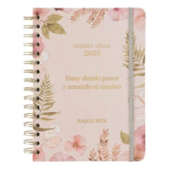 Agenda Anual 2025 Raquel Beck Semana Vista A5