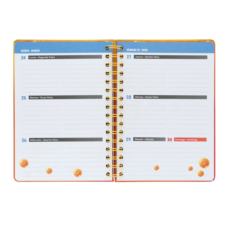 Agenda Escolar 2024/2025 Dragon Ball Semana Vista 12 Meses A5 5 Agenda Escolar 2024/2025 Dragon Ball Semana Vista 12 Meses A5 - Imagen 3