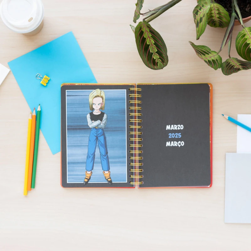 Agenda Escolar 2024/2025 Dragon Ball Semana Vista 12 Meses A5 8 Agenda Escolar 2024/2025 Dragon Ball Semana Vista 12 Meses A5 - Imagen 6