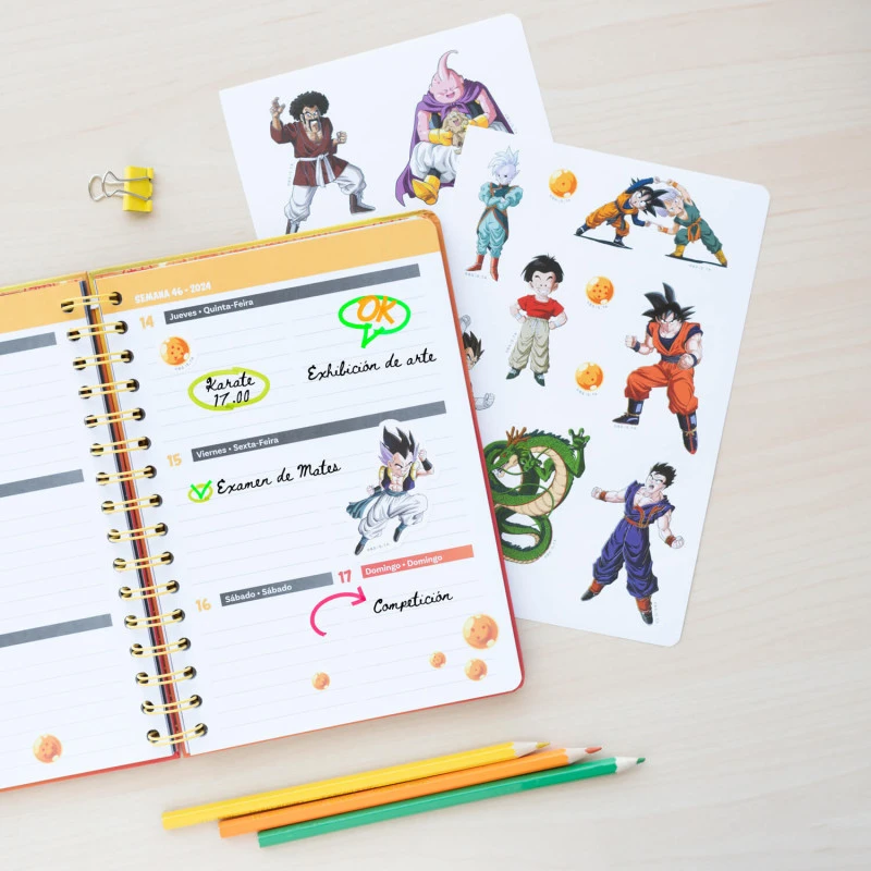 Agenda Escolar 2024/2025 Dragon Ball Semana Vista 12 Meses A5 9 Agenda Escolar 2024/2025 Dragon Ball Semana Vista 12 Meses A5 - Imagen 7
