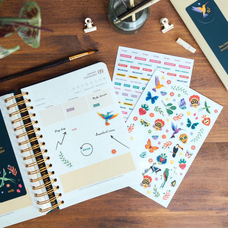 Agenda Escolar 2024/2025 Frida Kahlo Dia Pagina 12 Meses A5 8 Agenda Escolar 2024/2025 Frida Kahlo Dia Pagina 12 Meses A5 - Imagen 6