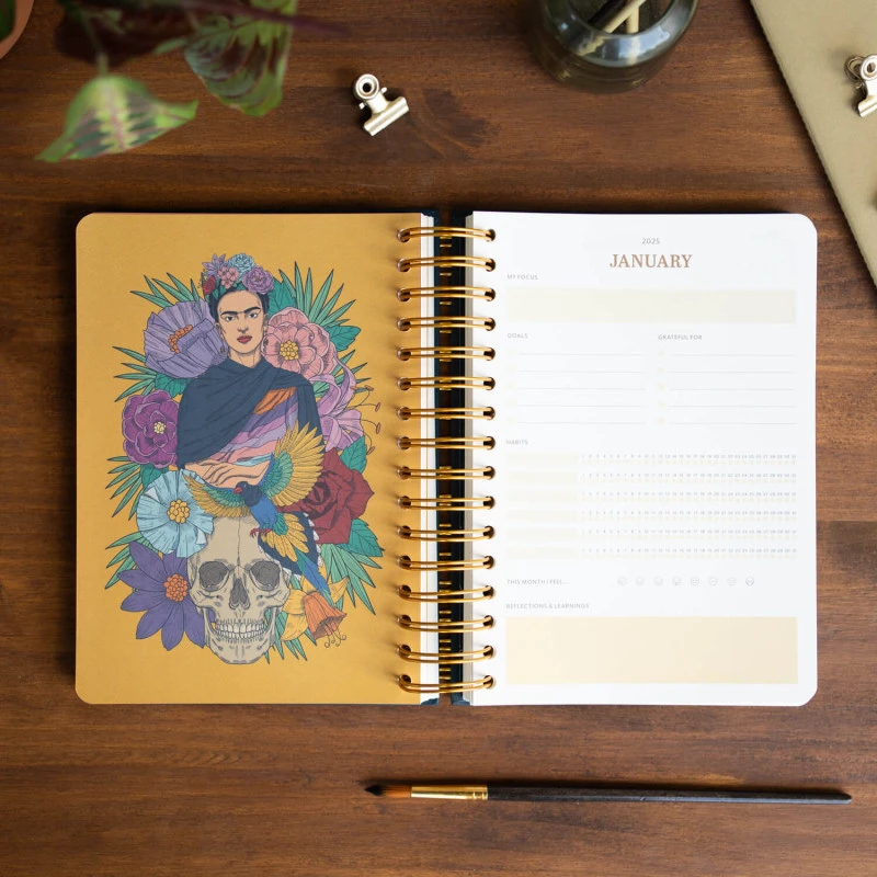 Agenda Escolar 2024/2025 Frida Kahlo Dia Pagina 12 Meses A5 9 Agenda Escolar 2024/2025 Frida Kahlo Dia Pagina 12 Meses A5 - Imagen 7