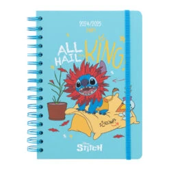 Agenda Escolar 2024/2025 Stitch Disney Semana Vista 12 Meses A5
