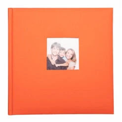Album Foto Tradicional 24X24Cm 40 Paginas Naranja