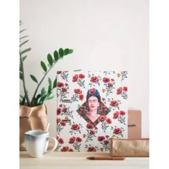 Archivador Con Compresor Frida Kahlo Flores -Eric Ventas archivador con compresor frida kahlo flores 3