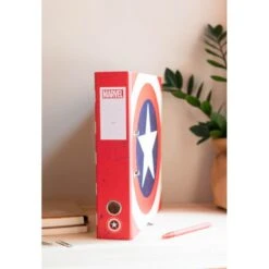 Archivador Con Compresor Marvel Captain America Shield -Eric Ventas archivador con compresor marvel captain america shield 6