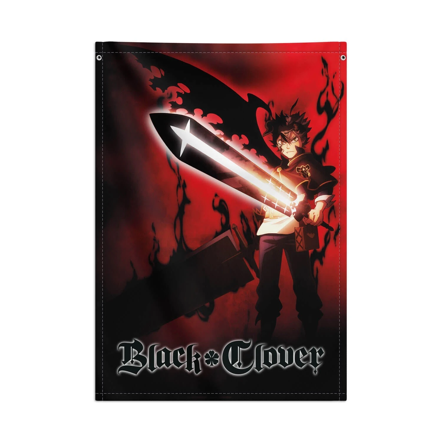 Banderola Decorativa Black Clover 3 Banderola Decorativa Black Clover