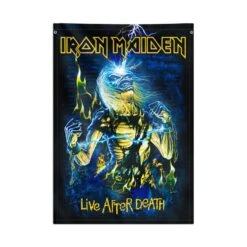 Banderola Decorativa Iron Maiden Live After Death