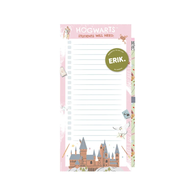 Bloc De Notas Magnetico Harry Potter Hogwarts 4 Bloc De Notas Magnetico Harry Potter Hogwarts - Imagen 2