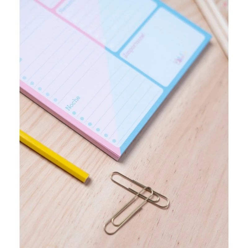 Bloc Notas De Escritorio Carouge Blue & Pink 5 Bloc Notas De Escritorio Carouge Blue & Pink - Imagen 3