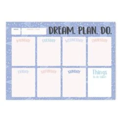 BLOC PLANIFICADOR SEMANAL A3 AMELIE AZUL EN