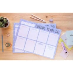 BLOC PLANIFICADOR SEMANAL A3 AMELIE AZUL EN -Eric Ventas bloc planificador semanal a3 amelie azul en 3