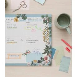 Bloc Planificador Semanal A3 Botanical Español -Eric Ventas bloc planificador semanal a3 botanical espanol 2
