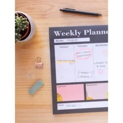 Bloc Planificador Semanal A3 Glitter Gold 12 Bloc Planificador Semanal A3 Glitter Gold -Eric Ventas bloc planificador semanal a3 glitter gold 3