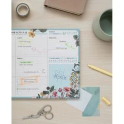 Bloc Planificador Semanal A4 Botanical Español -Eric Ventas bloc planificador semanal a4 botanical espanol 2