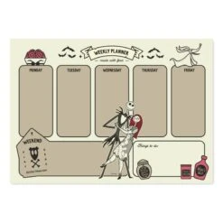 Bloc Planificador Semanal A4 Disney Pesadilla Antes De Navidad