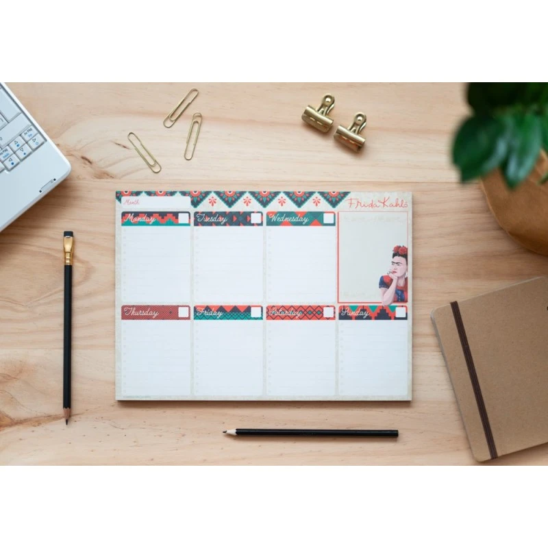 Bloc Planificador Semanal A4 Frida Kahlo Surrealisme Collection 6 Bloc Planificador Semanal A4 Frida Kahlo Surrealisme Collection - Imagen 4
