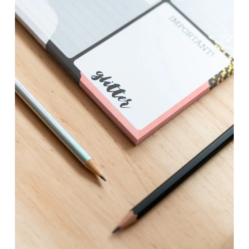 Bloc Planificador Semanal A4 Glitter Gold Dreams 5 Bloc Planificador Semanal A4 Glitter Gold Dreams - Imagen 3