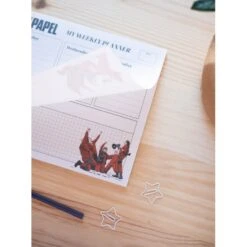 Bloc Planificador Semanal A4 La Casa De Papel -Eric Ventas bloc planificador semanal a4 la casa de papel 3