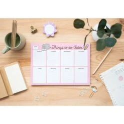 Bloc Planificador Semanal A4 Pusheen Rose Collection -Eric Ventas bloc planificador semanal a4 pusheen rose collection 5