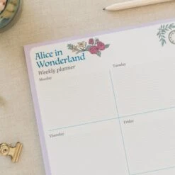 Bloc Planificador Semanal Alicia En El Pais De Las Maravillas A4 -Eric Ventas bloc planificador semanal alicia en el pais de las maravillas a4 3