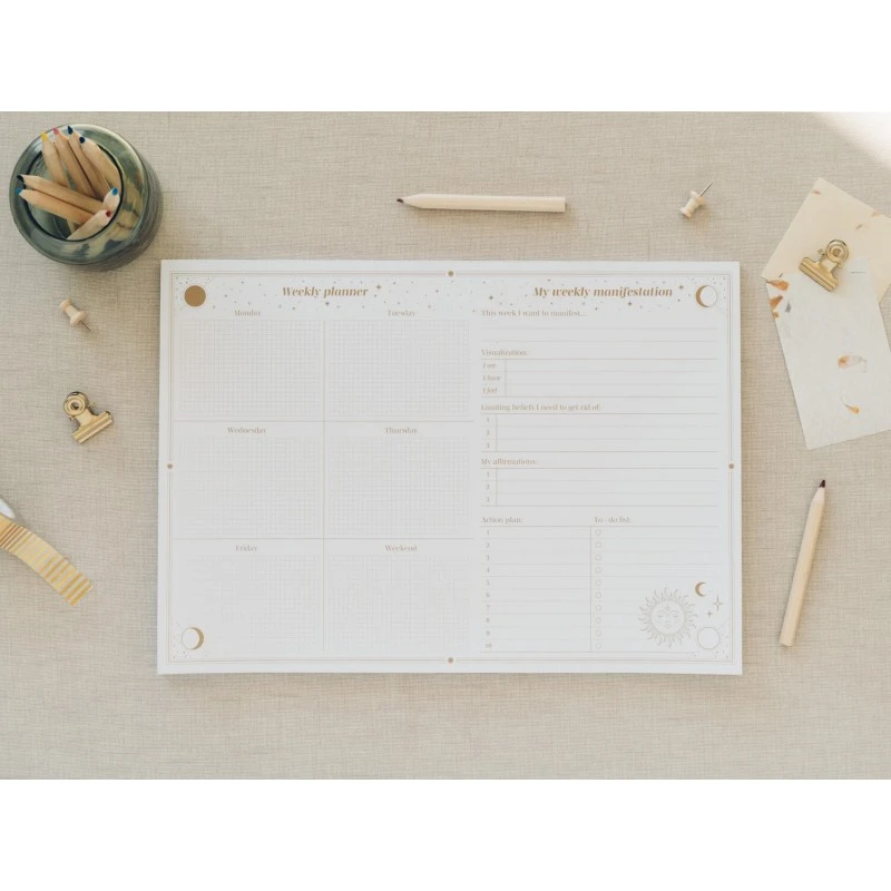 Bloc Planificador Semanal Astral A4 5 Bloc Planificador Semanal Astral A4 - Imagen 3