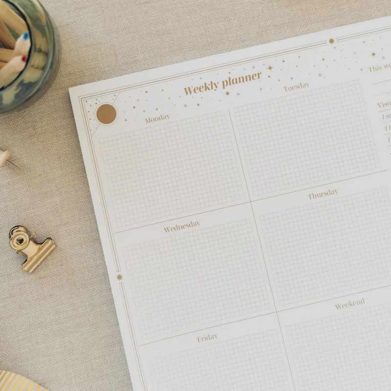 Bloc Planificador Semanal Astral A4 6 Bloc Planificador Semanal Astral A4 - Imagen 4