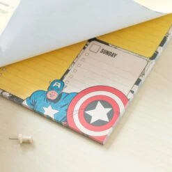 Bloc Planificador Semanal Capitan America Escudo Marvel A4 13 Bloc Planificador Semanal Capitan America Escudo Marvel A4 -Eric Ventas bloc planificador semanal capitan america escudo marvel a4 4