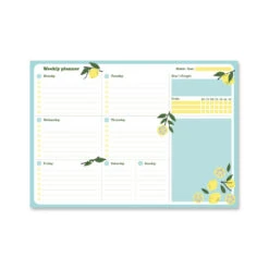 Bloc Planificador Semanal Fresh Start A4