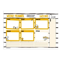 Bloc Planificador Semanal Snoopy Lazy Days A4