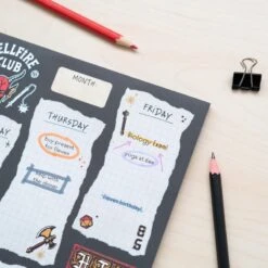 Bloc Planificador Semanal Stranger Things A4 -Eric Ventas bloc planificador semanal stranger things a4 2