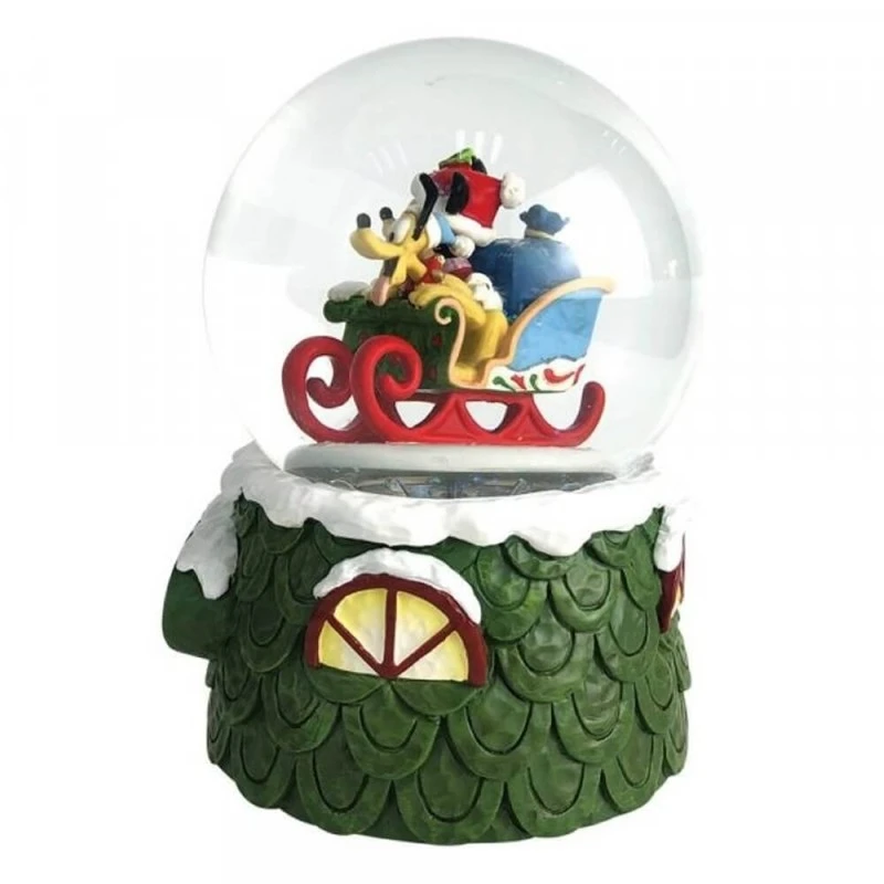 Mickey Mouse Bola De Nieve Mickey & Pluto Navidad Disney Traditions 4 Mickey Mouse Bola De Nieve Mickey & Pluto Navidad Disney Traditions - Imagen 2