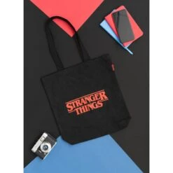 Tote Bag Stranger Things Negro -Eric Ventas bolso de tela stranger things negro 3