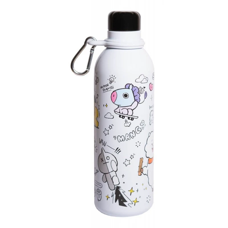 Botella Metalica Hot&Cold 500Ml Bt21 4 Botella Metalica Hot&Cold 500Ml Bt21 - Imagen 2