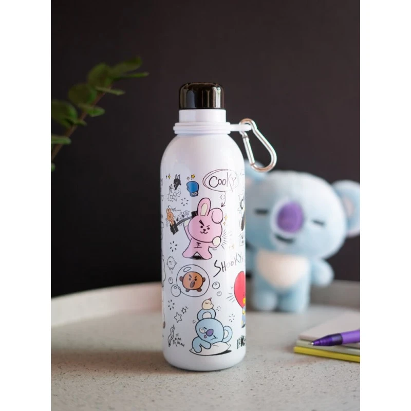 Botella Metalica Hot&Cold 500Ml Bt21 6 Botella Metalica Hot&Cold 500Ml Bt21 - Imagen 4