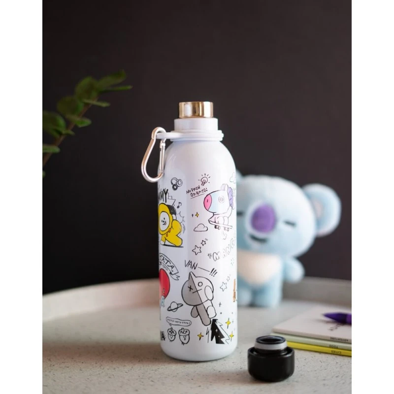Botella Metalica Hot&Cold 500Ml Bt21 7 Botella Metalica Hot&Cold 500Ml Bt21 - Imagen 5