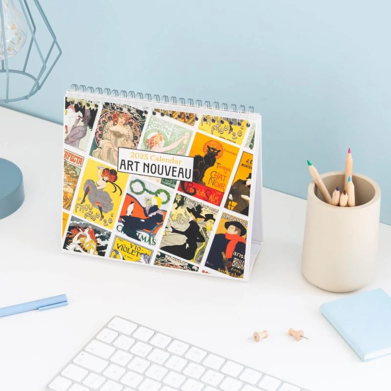 Calendario De Escritorio 2025 Art Nouveau 7 Calendario De Escritorio 2025 Art Nouveau - Imagen 5