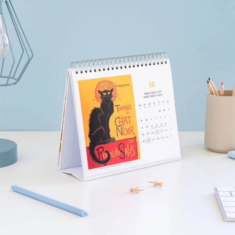 Calendario De Escritorio 2025 Art Nouveau 8 Calendario De Escritorio 2025 Art Nouveau - Imagen 6