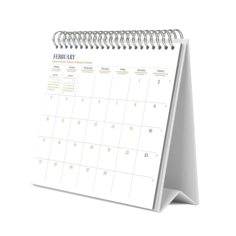 Calendario De Escritorio 2025 Glitter 5 Calendario De Escritorio 2025 Glitter - Imagen 3