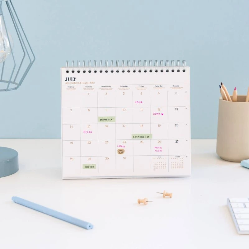 Calendario De Escritorio 2025 Glitter 9 Calendario De Escritorio 2025 Glitter - Imagen 7