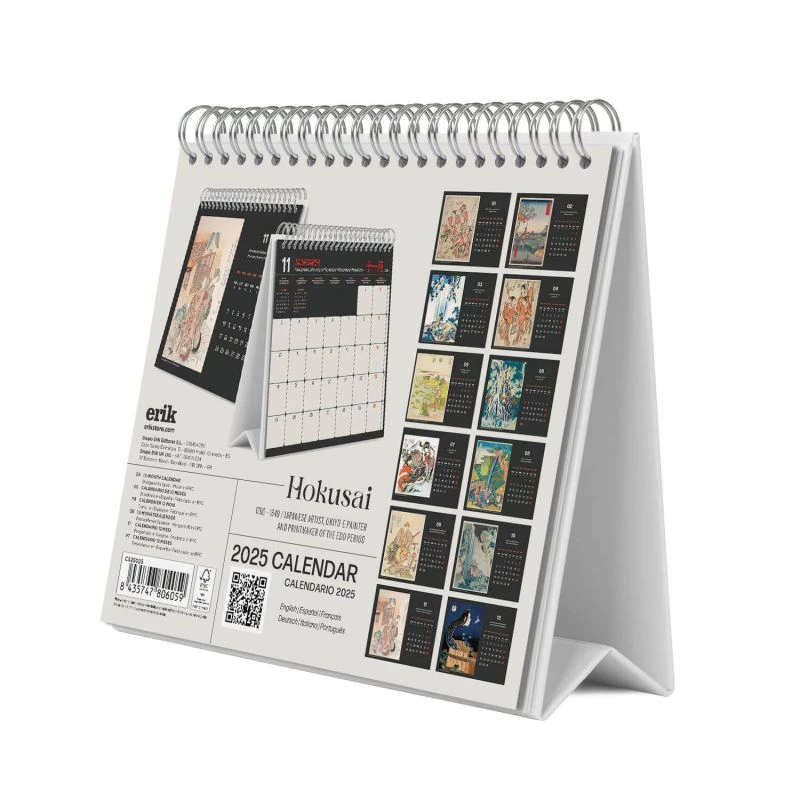 Calendario De Escritorio 2025 Katsushika Hokusai 5 Calendario De Escritorio 2025 Katsushika Hokusai - Imagen 3