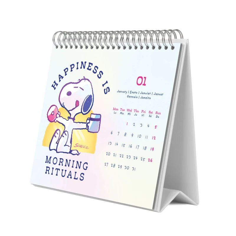 Calendario De Escritorio 2025 Snoopy 4 Calendario De Escritorio 2025 Snoopy - Imagen 2