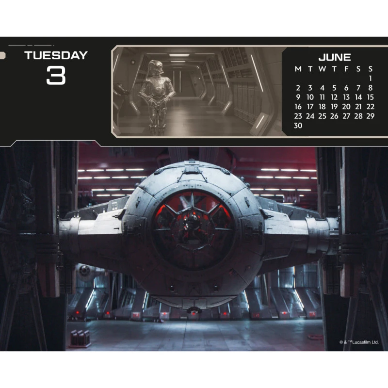 Calendario De Escritorio 2025 Star Wars The Mandalorian Dia Pagina 5 Calendario De Escritorio 2025 Star Wars The Mandalorian Dia Pagina - Imagen 3