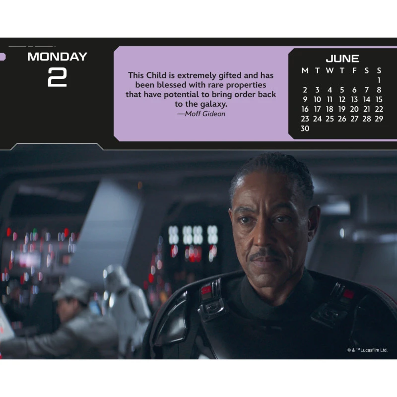 Calendario De Escritorio 2025 Star Wars The Mandalorian Dia Pagina 6 Calendario De Escritorio 2025 Star Wars The Mandalorian Dia Pagina - Imagen 4