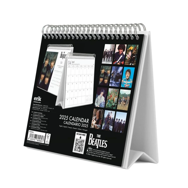 Calendario De Escritorio 2025 The Beatles 6 Calendario De Escritorio 2025 The Beatles - Imagen 4